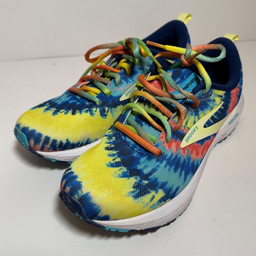 Brooks Revel 6 Rock n Roll Tie Dye Running Shoes Sneakers Women's 8.5 Athletic